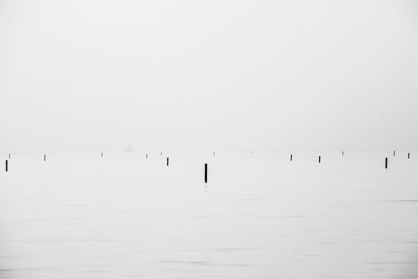 Foggy Bouys on Plexiglass 48w x 24.5h"